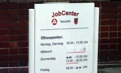 Schild Jobcenter
